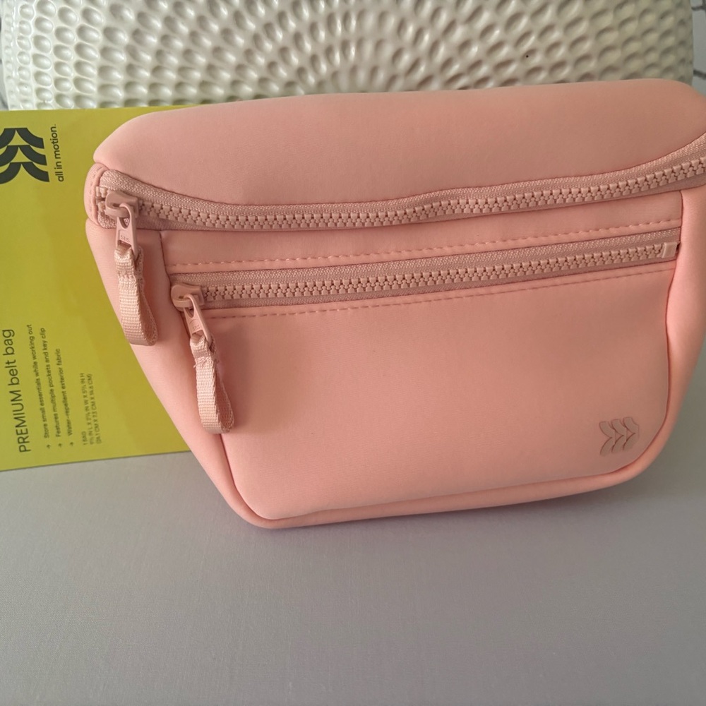 All in Motion Peach Crossbody Bag